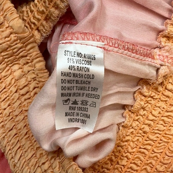 NWT Surf Gypsy Sunset Satin Shorts ONLY- ombré dip dye soft NO TOP INCLUDED - Picture 12 of 16